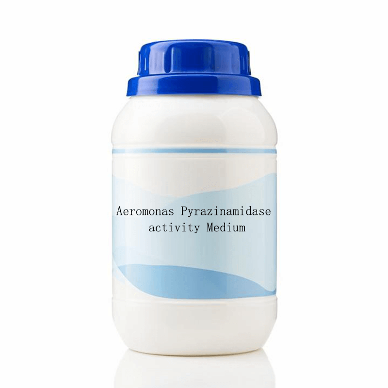 APM medium plates showing pyrazinamidase test results for Aeromonas