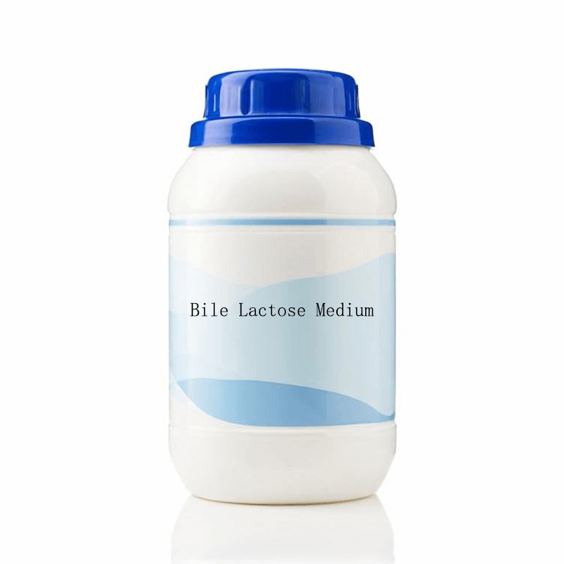 Powdered bile lactose medium with selective growth of E. coli and Salmonella