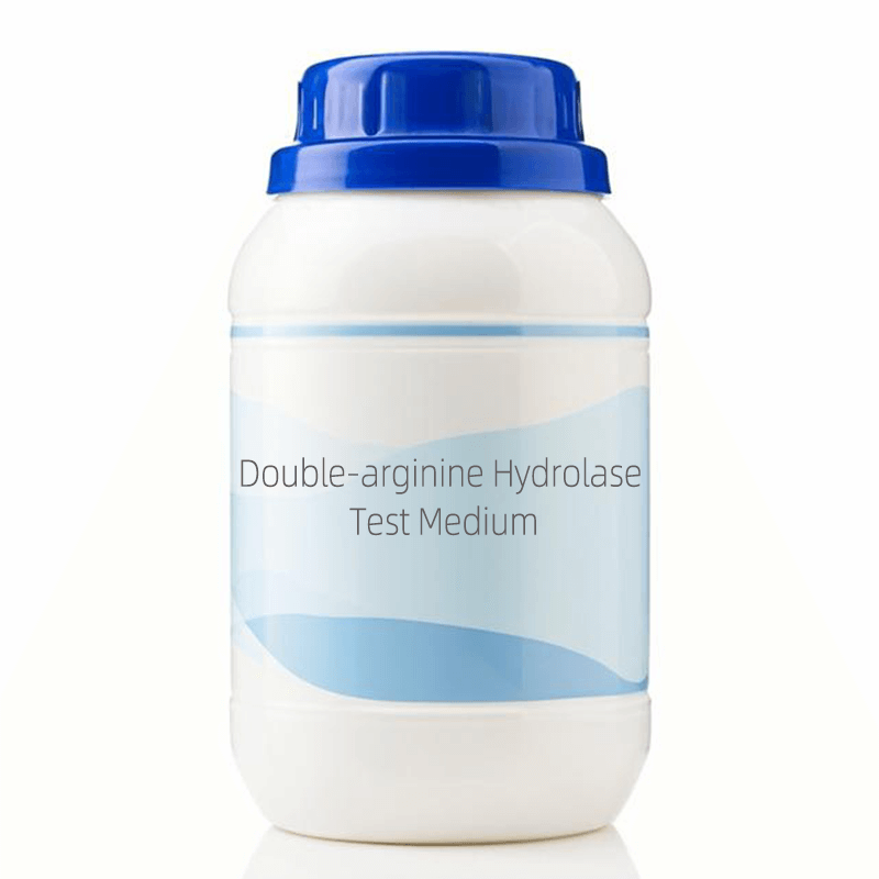 Sealed bottle of Arginine Dihydrolase Test Medium powder with mineral oil requirement - 100g for anaerobic enzyme testing