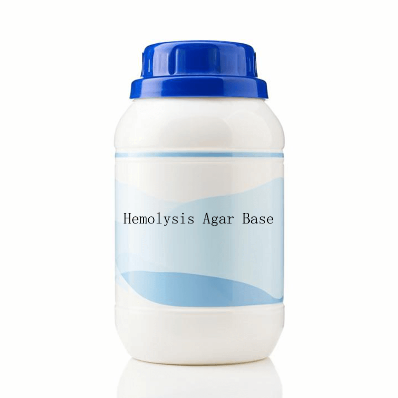 Sealed bottle of Hemolysis Agar Base powder with blood supplement requirement - 250g for specialized cultures