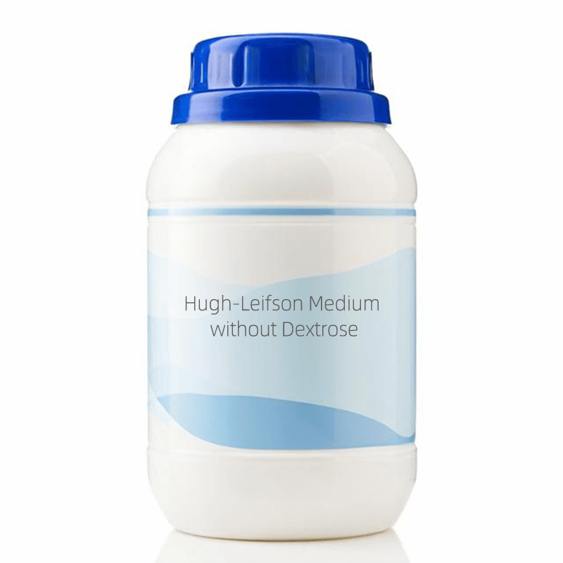Laboratory-grade Hugh-Leifson Medium without Dextrose for O/F bacterial glucose utilization test, 250g bottle