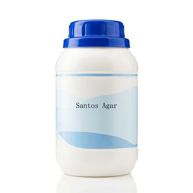 Sealed bottle of Santos Agar powder for bacterial culture