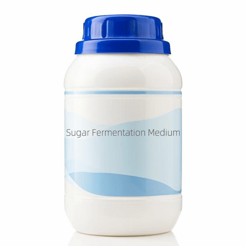 Yellow-to-blue color change in bacterial sugar fermentation test tubes