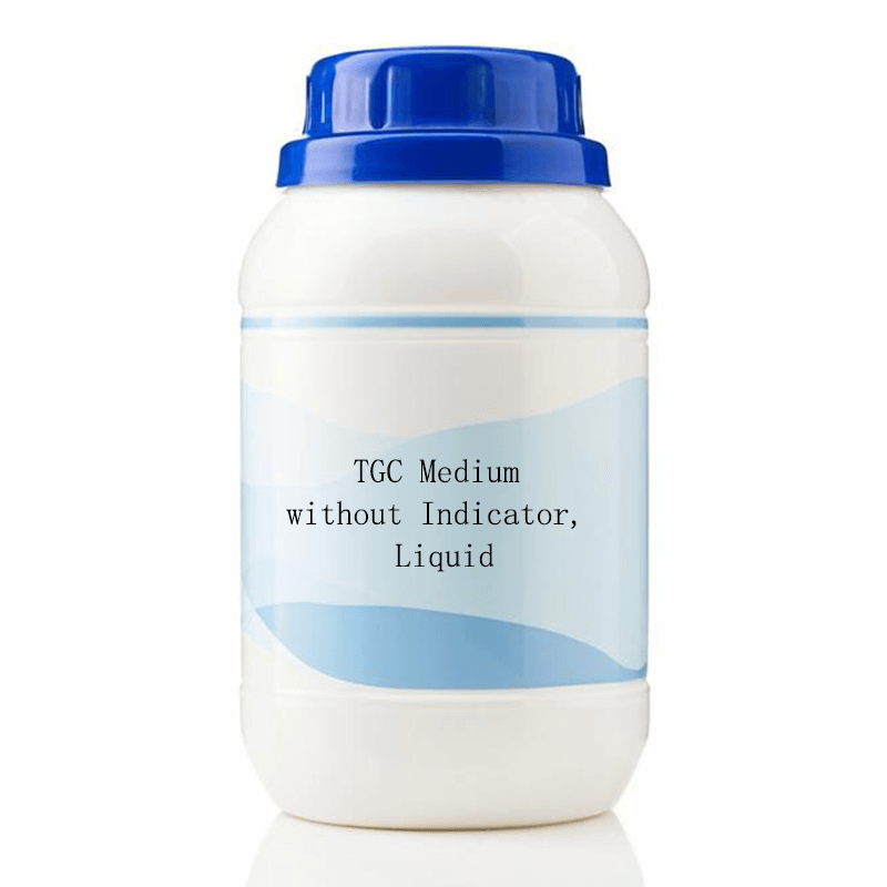 250g bottle of TGC Liquid Medium for sterility testing, compliant with Japanese standards
