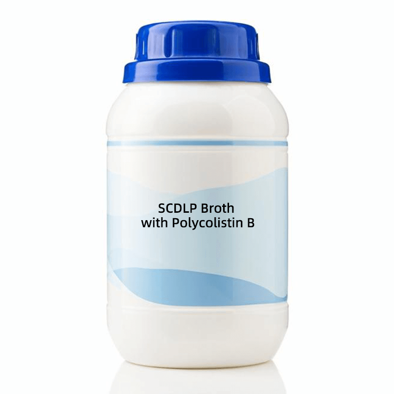 SCDLP Broth with Polymyxin B powder for selective enrichment of Burkholderia cepacia in cosmetics